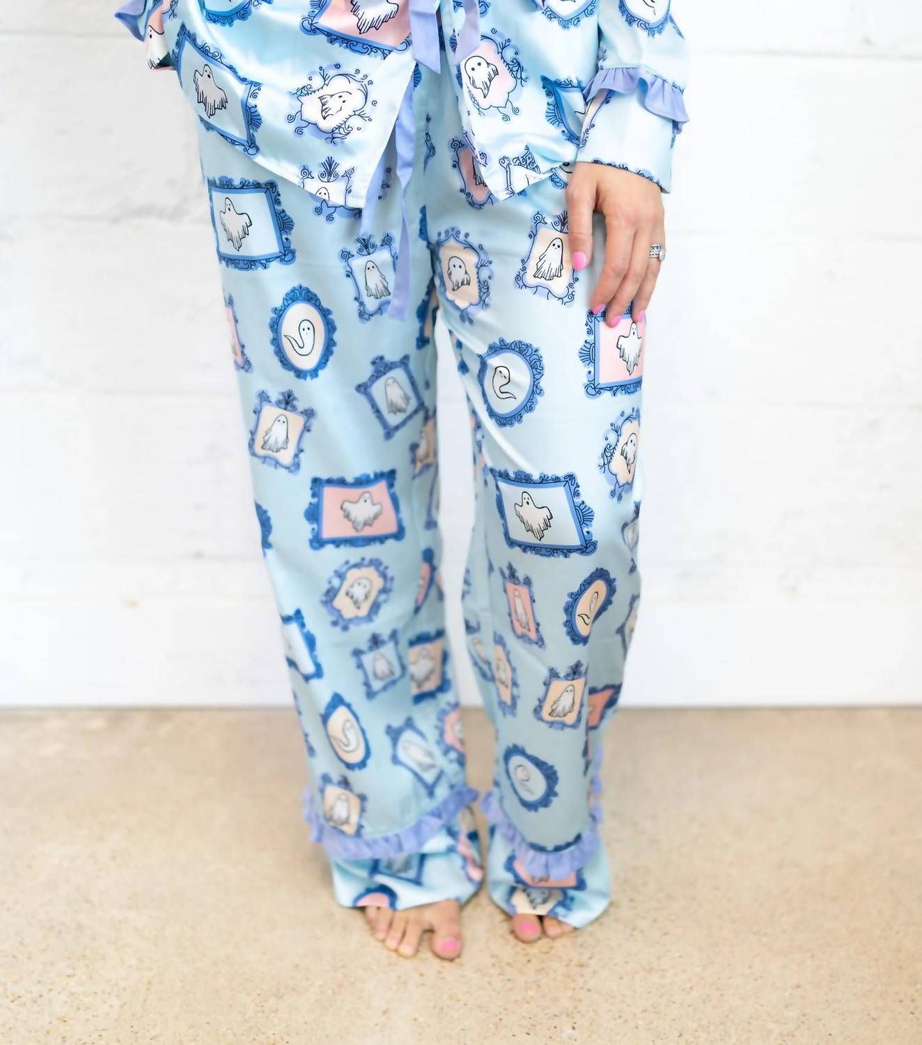 Peach Love - Spooky Ghost Pajama Pants