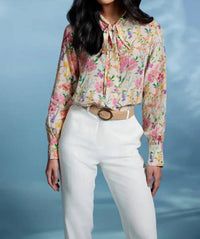 Sasha+Z - Floral Long Sleeve Blouse