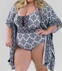 La Blanca - Oasis Front Tie Kimono
