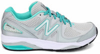 New Balance Women's Running Shoe in silver mint green - women's shoe - alternate view