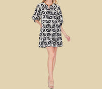 Joy Joy - Embroidered Dress