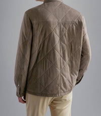 Paul & Shark - Aqualeather Quilted Suede Shacket