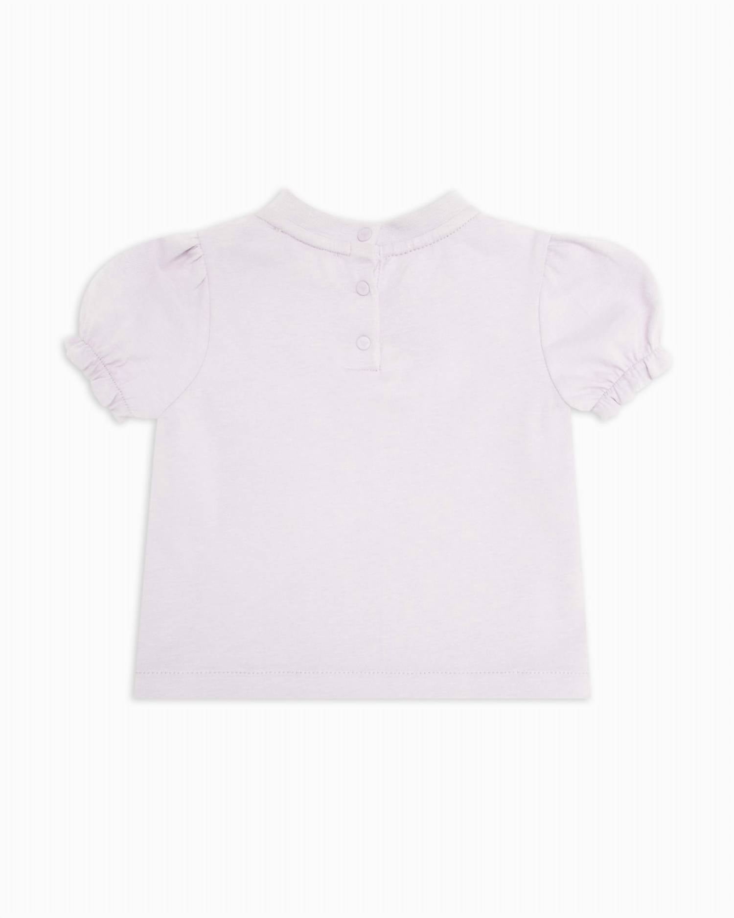 Armani - Baby Girl Ruffle Sleeve T-shirt