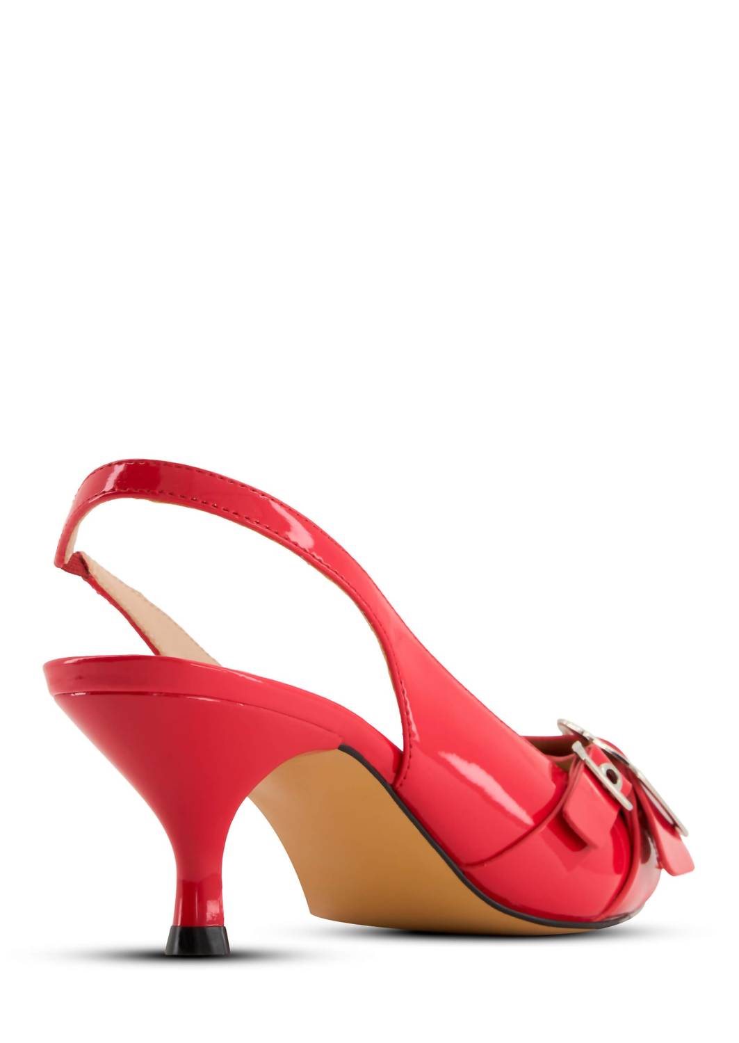 Andrea - Women's Pointed Toe Kitten Heel Slingback Pump