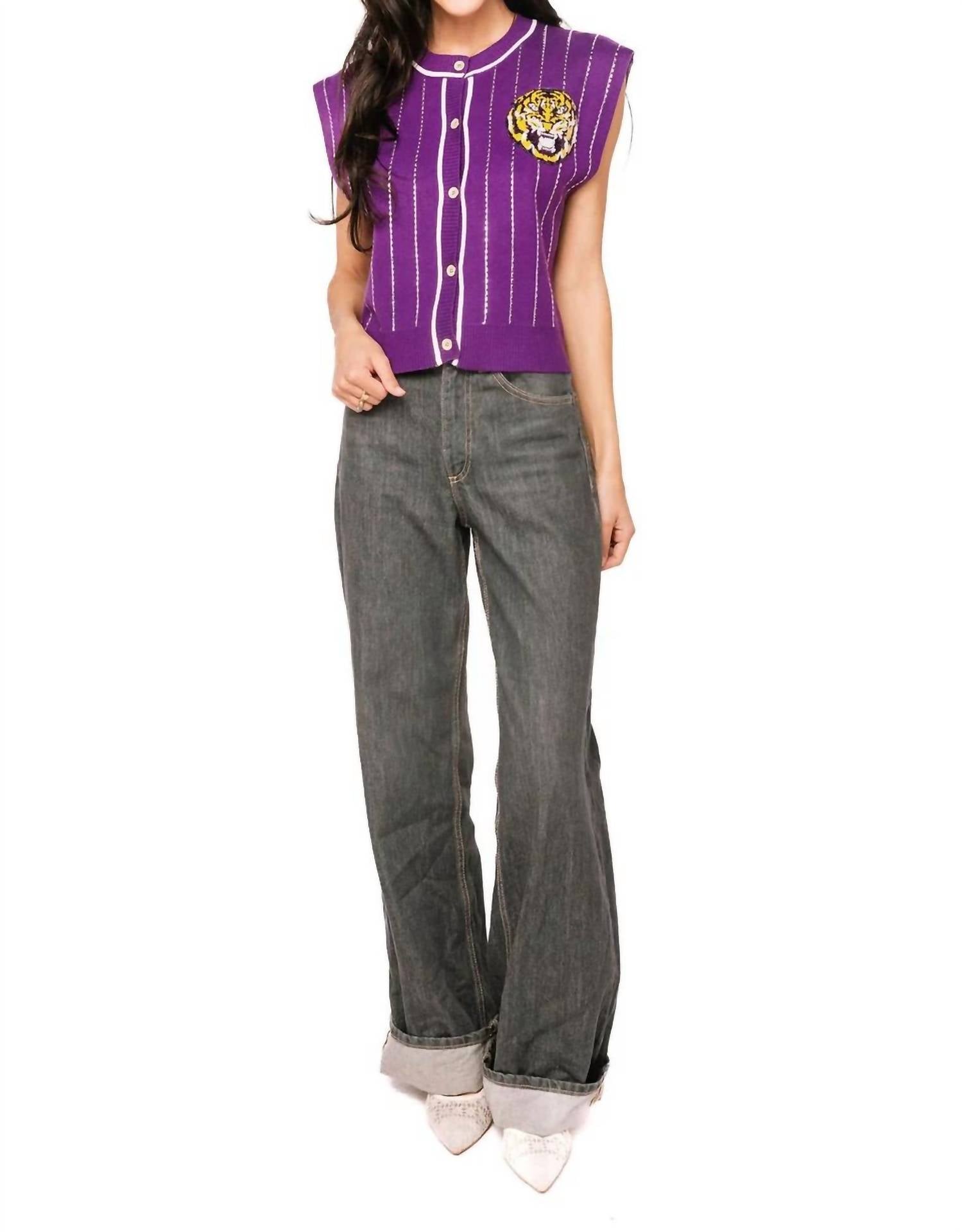 Queen Of Sparkles - Lsu College Team Vest