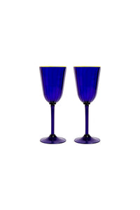 La Doublej - Rainbow Wine Glasses Set of Two