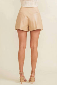 Cloud Ten - Faux Leather Shorts