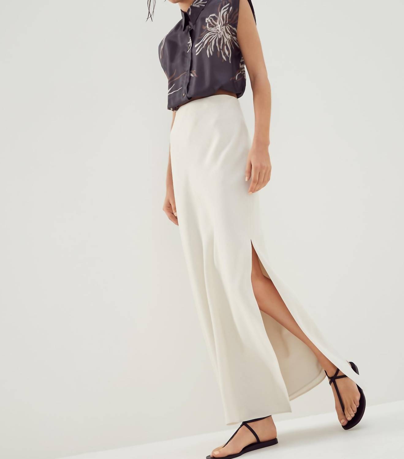 Brunello Cucinelli - Linen Maxi Skirt