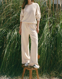 Z Supply Allie Take All Sweatpant in beige - women's pants - view 9