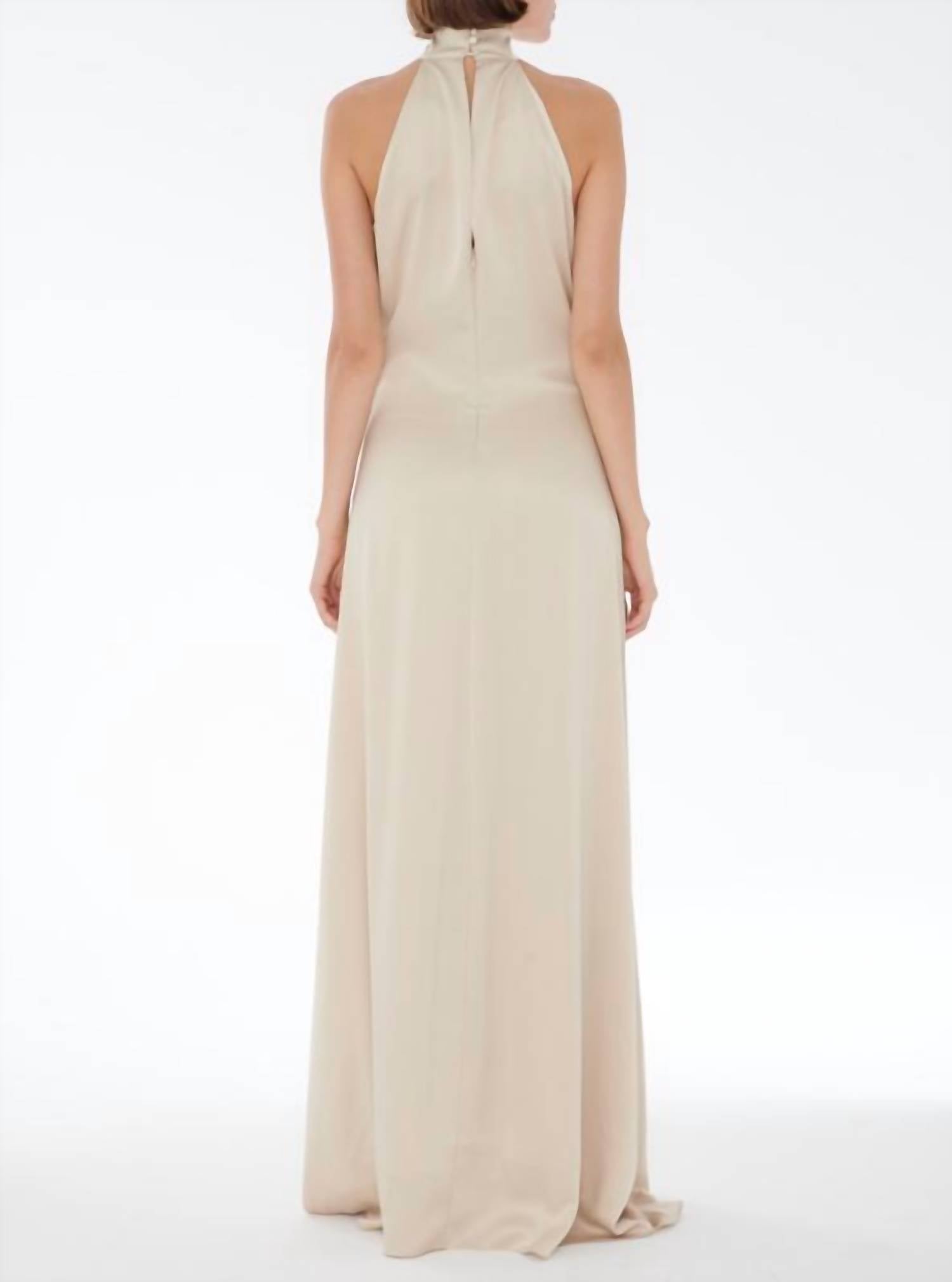 Toccin - Jocelyn Tie-front Maxi Dress