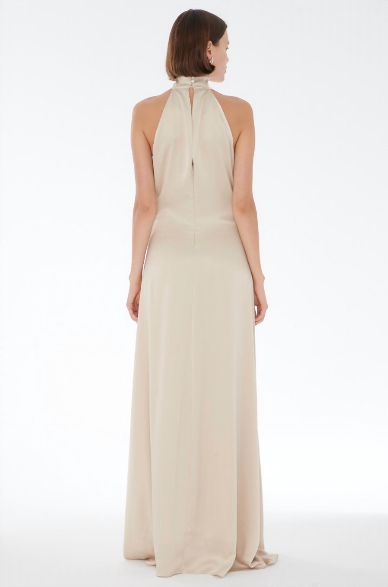 Toccin - Jocelyn Tie-front Maxi Dress