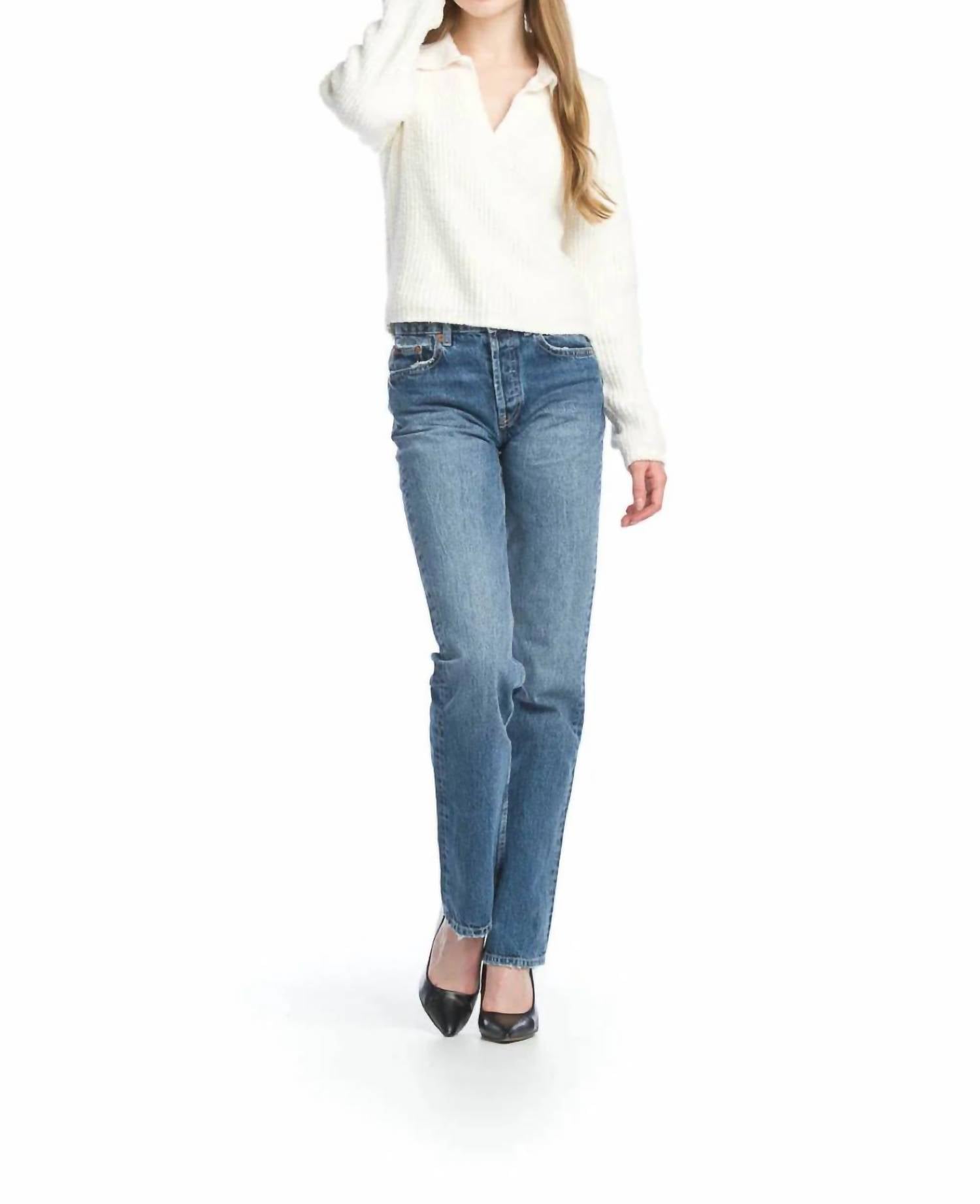 Papillon - Chenille Polo Style Sweater