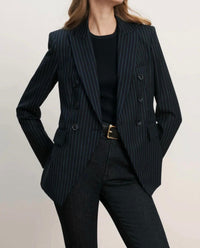 Veronica Beard - Miller Dickey Pinstripe Blazer