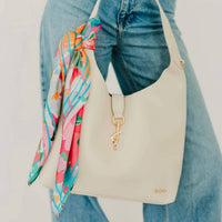 Pretty Simple - Women's Haddie Hobo Vegan Leather Tote