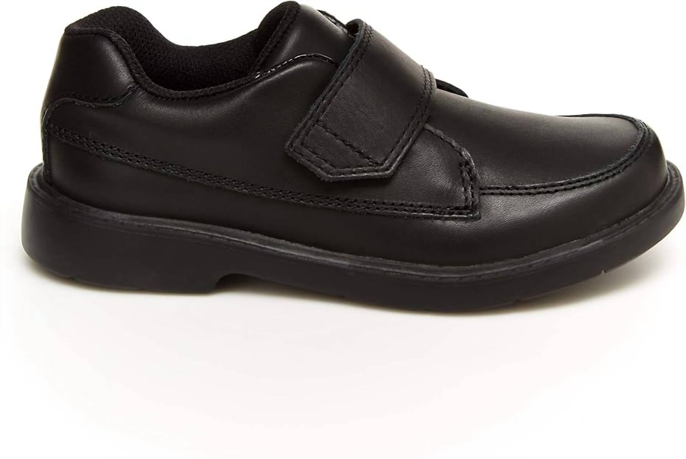 Stride Rite Kid's Laurence Shoe in black - kids' shoe - detail view