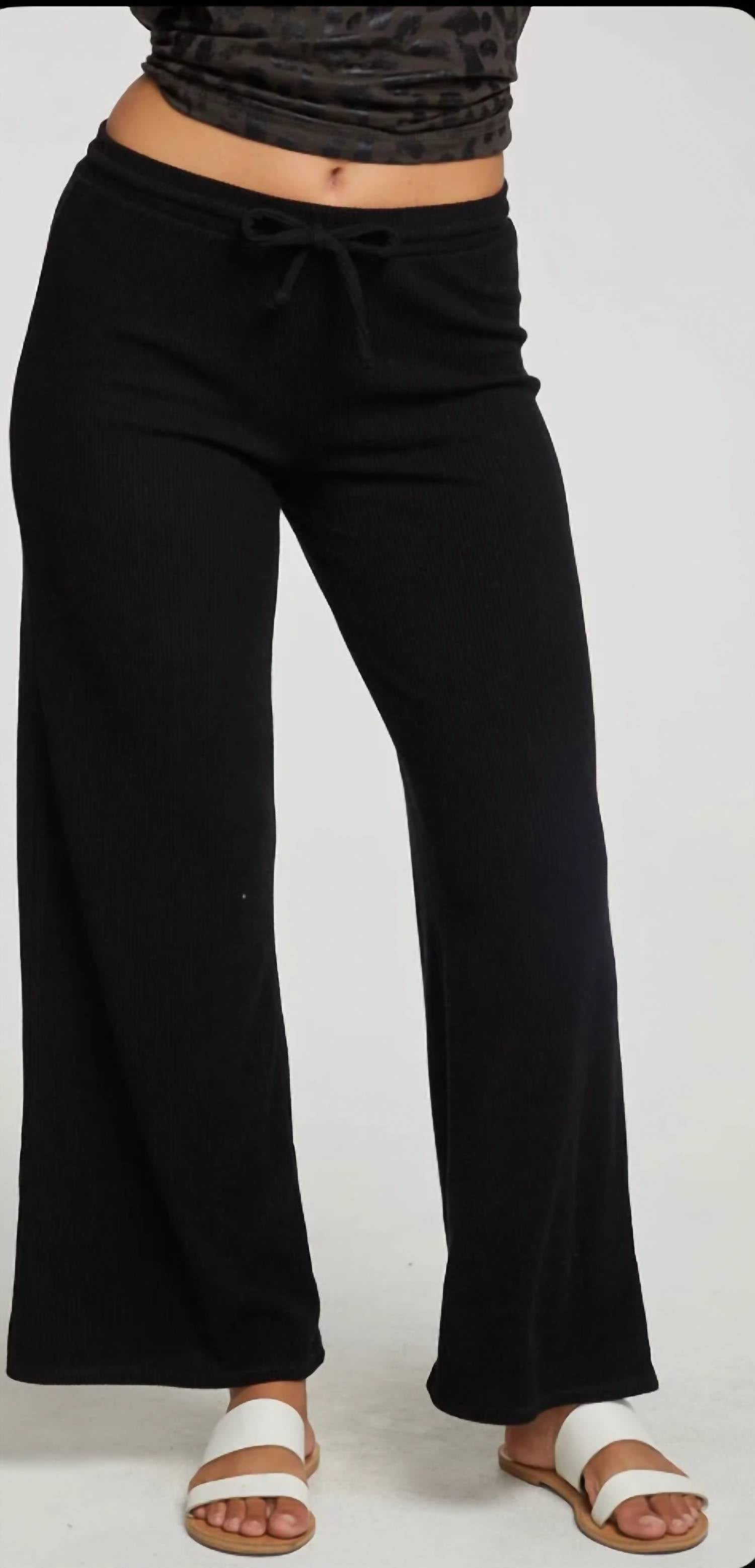 Chaser - Rpet Love Rib Wide Leg Lounge Pant