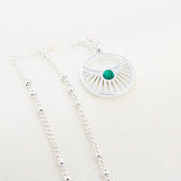Love Lunamei Women's Daystar Necklace in silver - women's jewelry - detail view