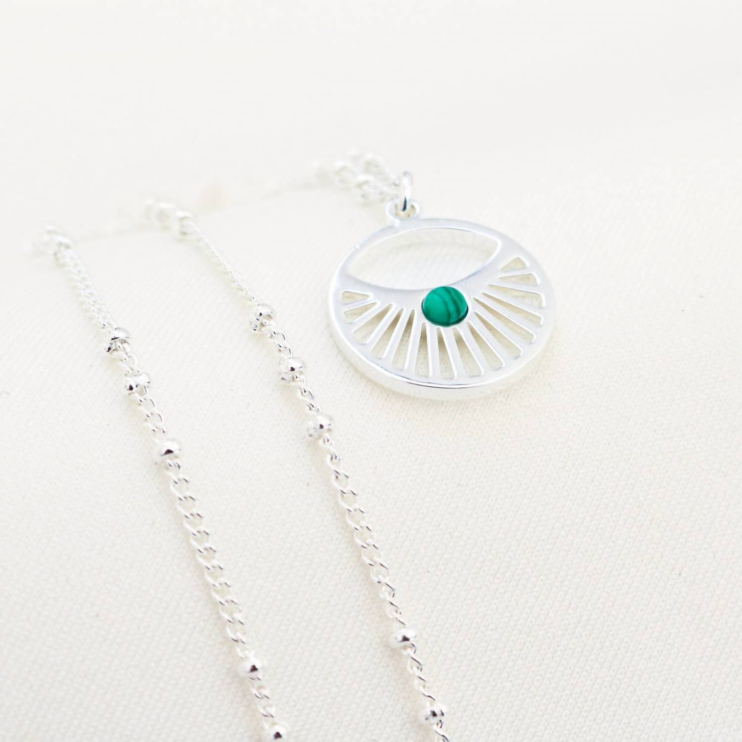 Love Lunamei Women's Daystar Necklace in silver - women's jewelry - detail view