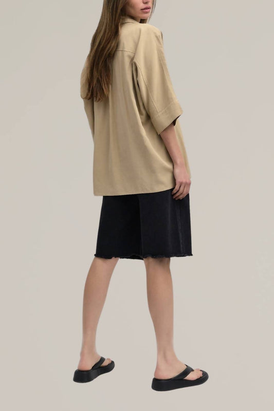 Mod Ref - button down tencel top