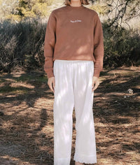 Museum Of Peace & Quiet - Women's Wordmark Crewneck Sweatshirt