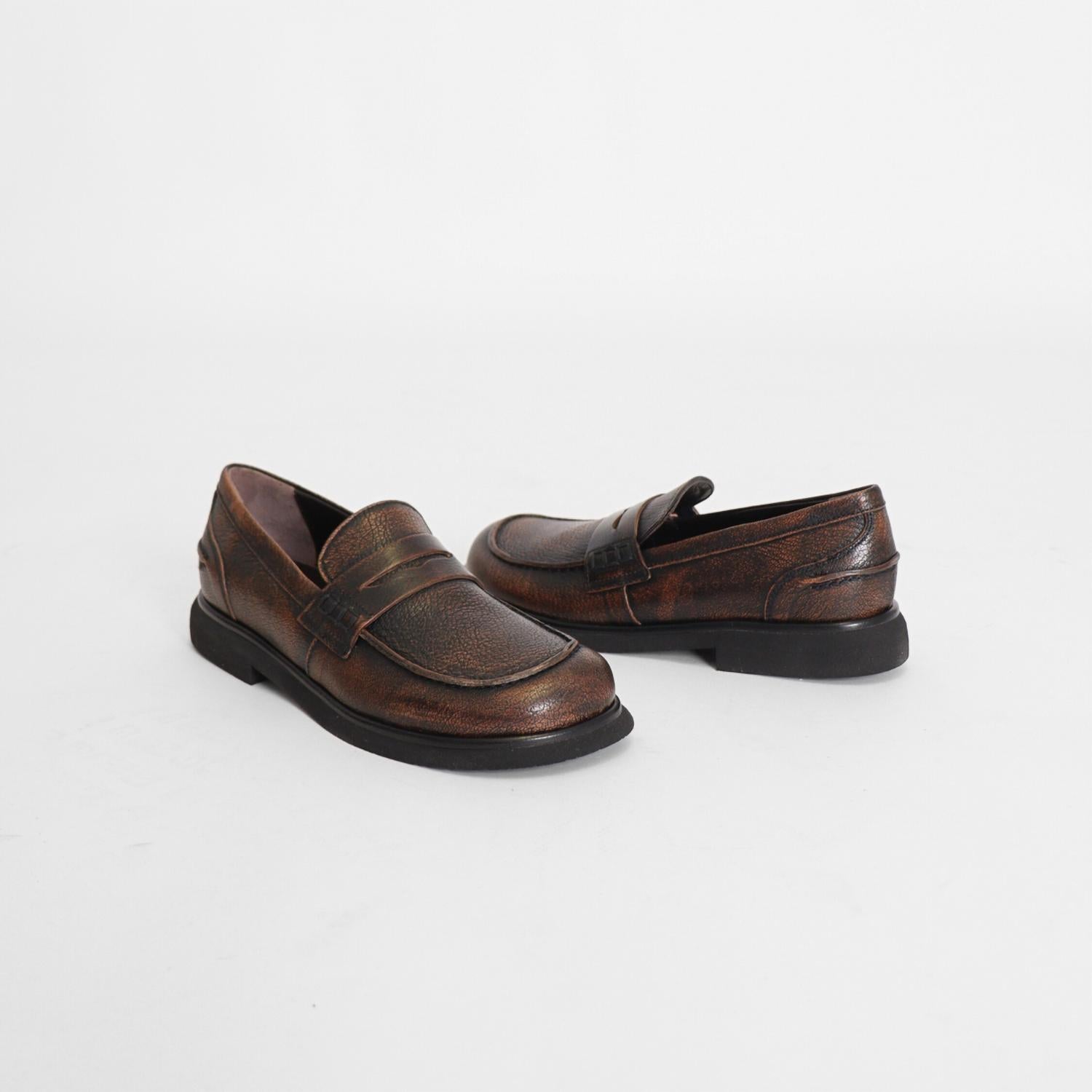 Laura Bellariva - Women's Pellame Madras Penny Loafer
