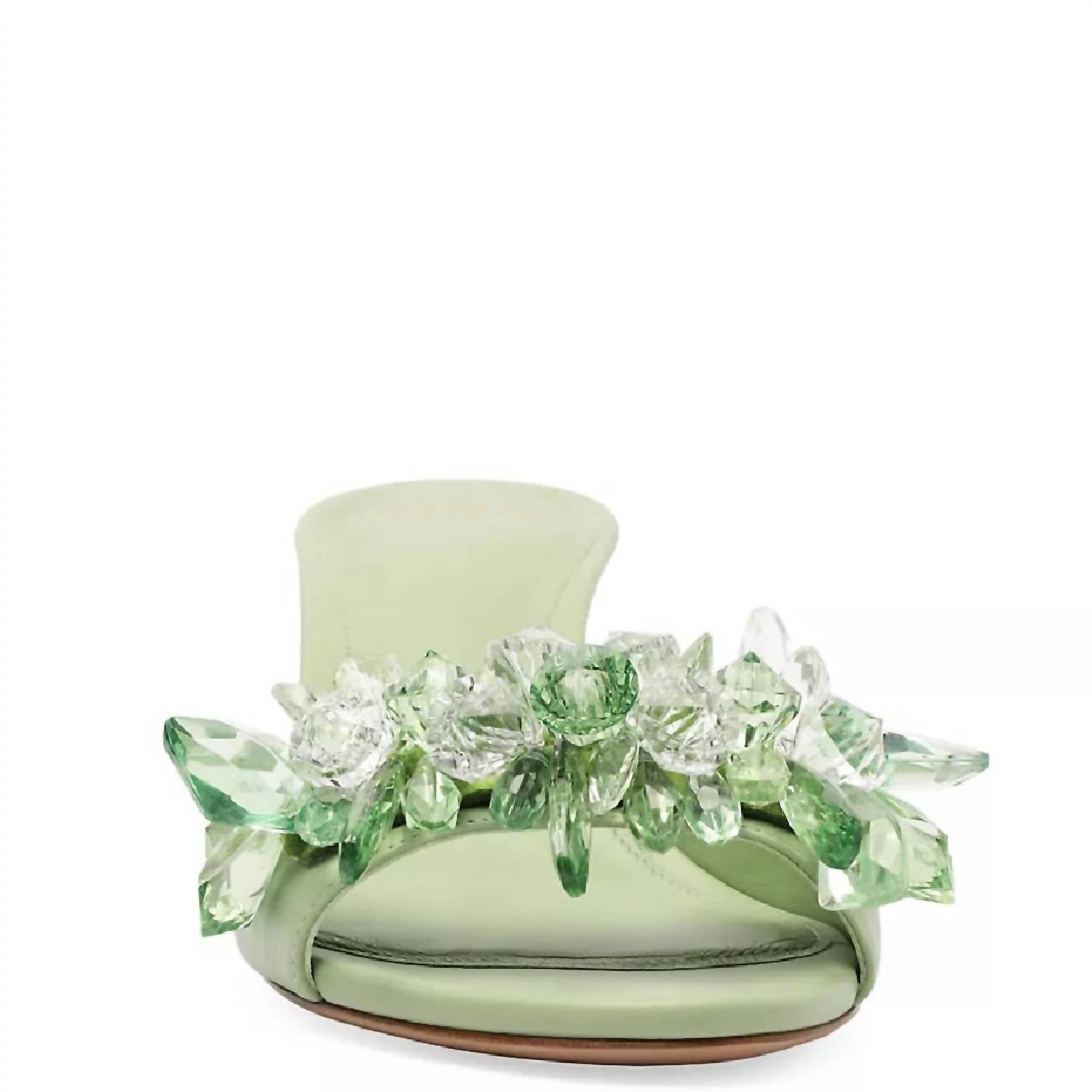 ALEXANDRE BIRMAN Women's Sierra 60 Retro Mules in green - women's heels - view 6