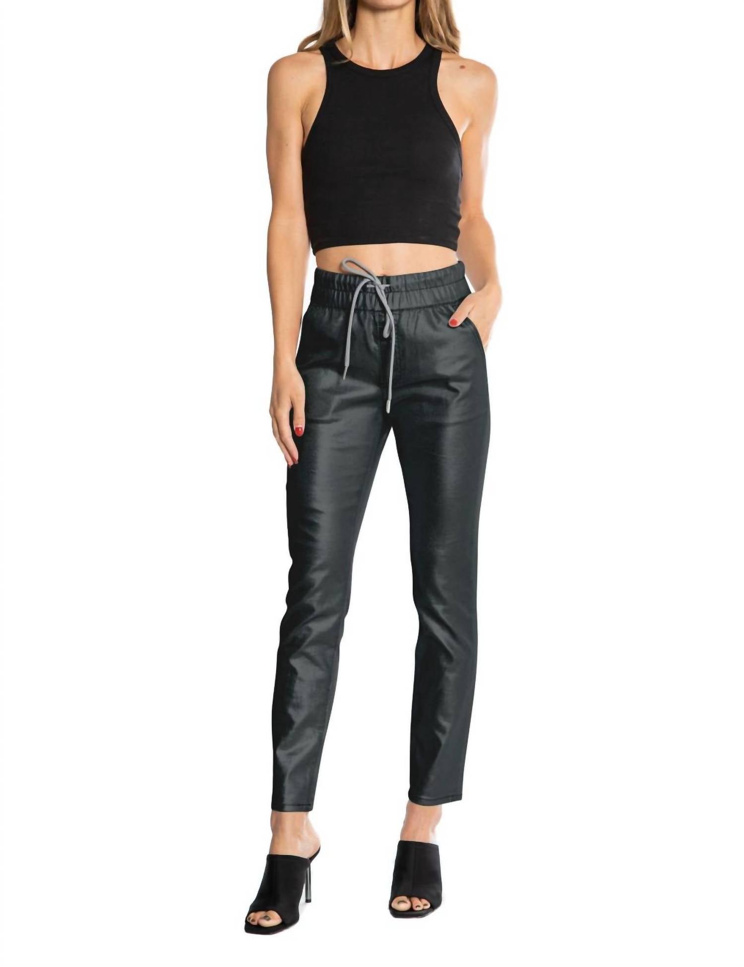 Coated Easy Skinny Jogger Pant
