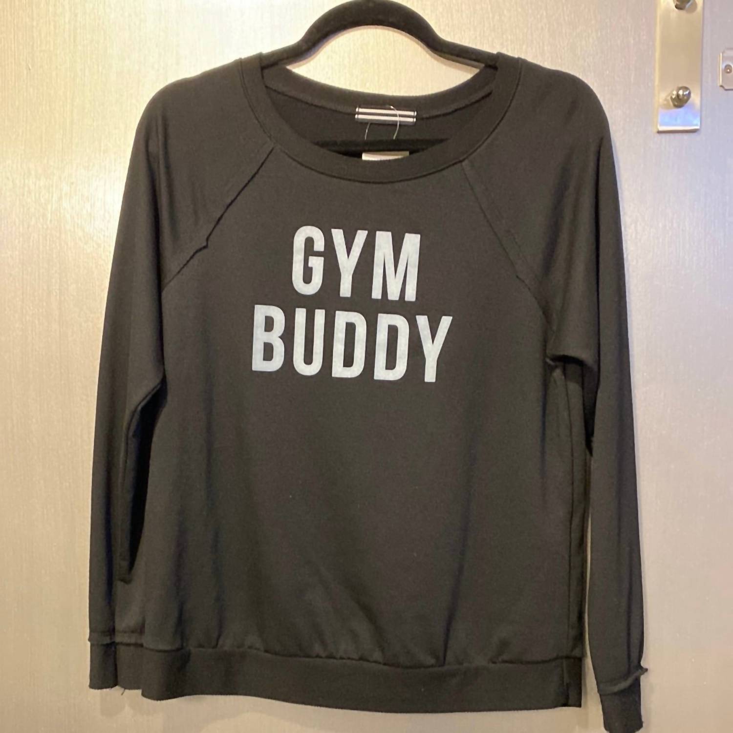 Between The Lines - Women's Gym Buddy Graphic Sweatshirt