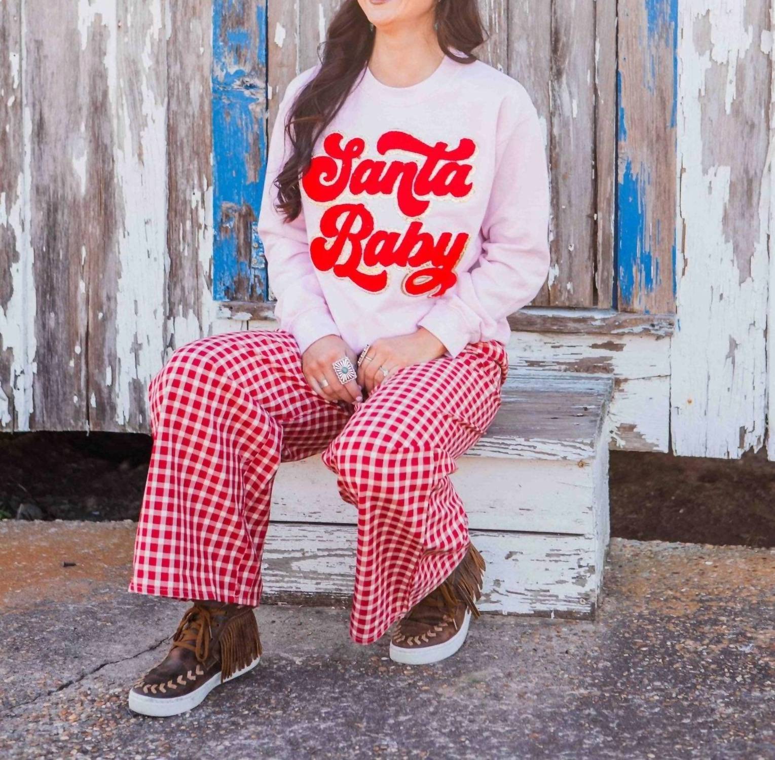 Howdy Hanny - Santa Baby Sweatshirt