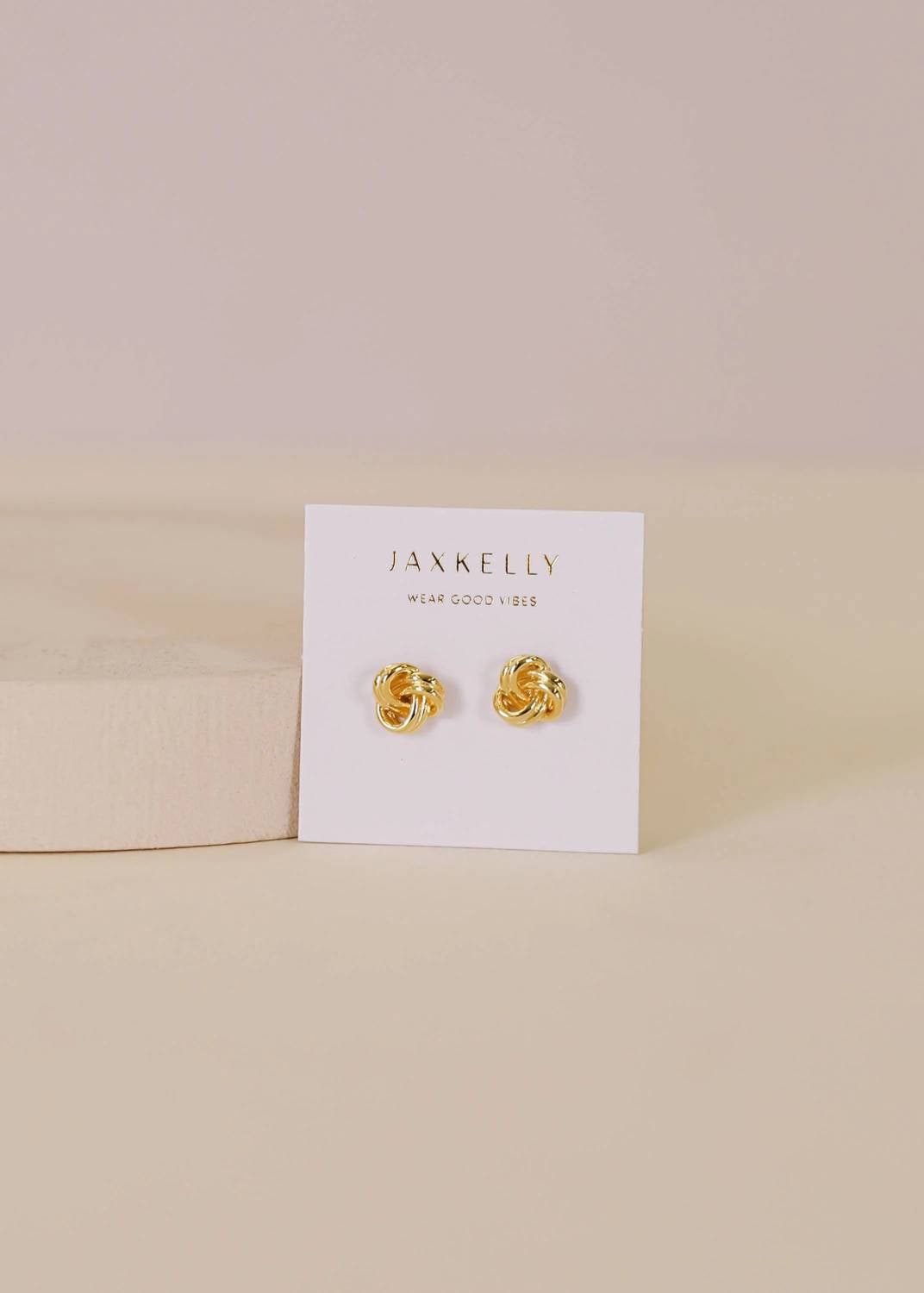 Jaxkelly - Women's Petite Knot Earrings