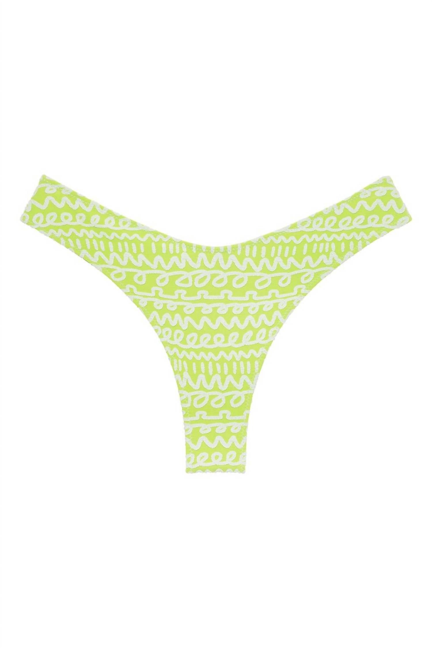 Montce - Lulu Zig-zag Stitch Bikini Bottom
