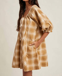 Wishlist - Hollis Plaid Romper