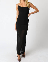 Olivaceous - Noelle Mesh Dress