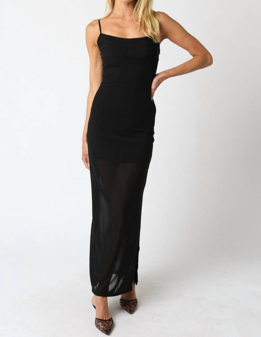 Olivaceous - Noelle Mesh Dress