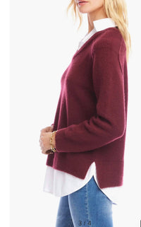 Karen Kane - Layered sweater