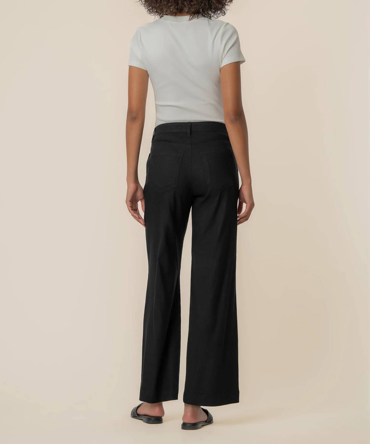 Kut From The Kloth - Meg Linen Straight Leg Pants