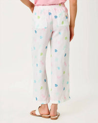Lilly Pulitzer - BRAWLEY LINEN CROP PANT