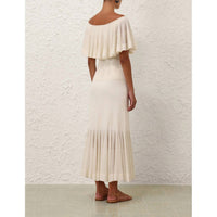 Zimmermann - Illuminate Pleated Frill Skirt