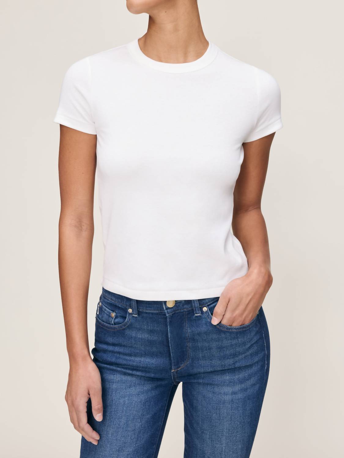 Dl1961 - Women'S - Shrunken Short Sleeve Tee