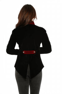 Orchid Bloom - Gothic Velvet Jacket