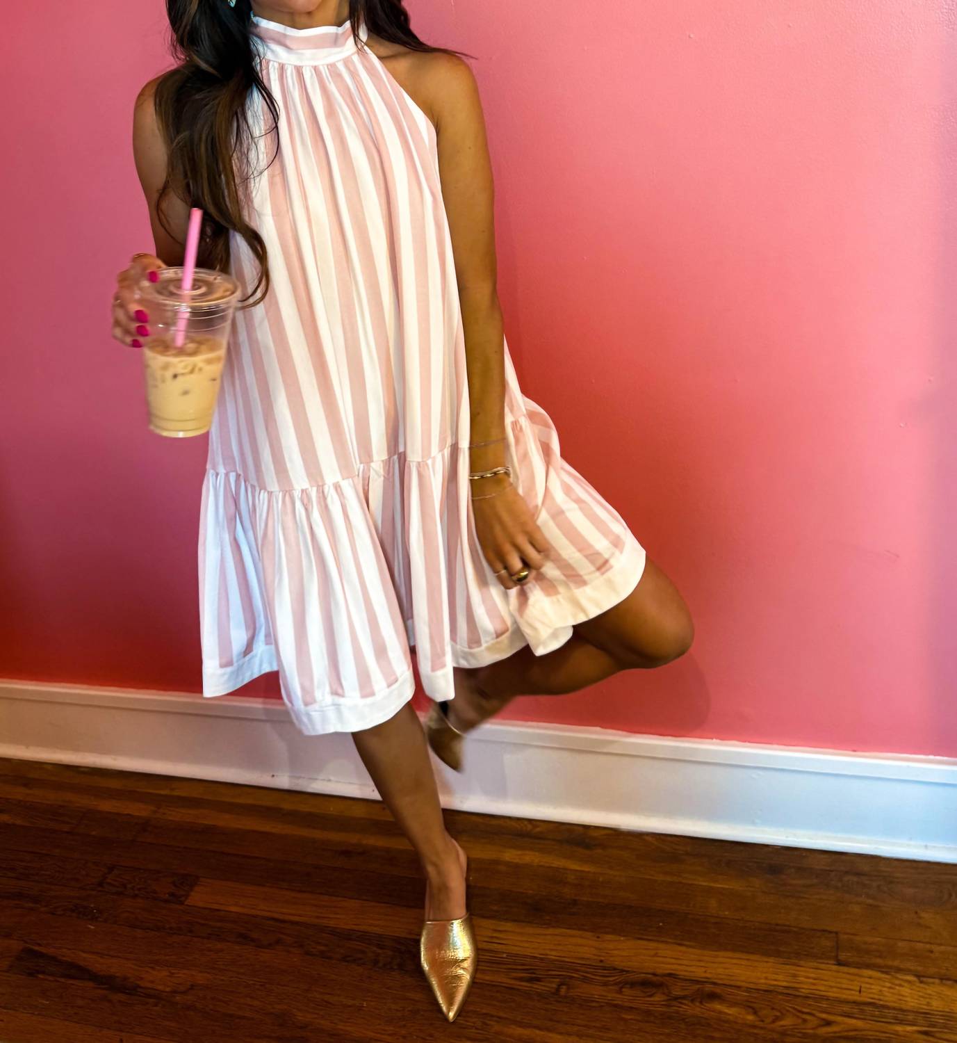 Prosperina - Azalea Gatsby Scalloped Swing Dress