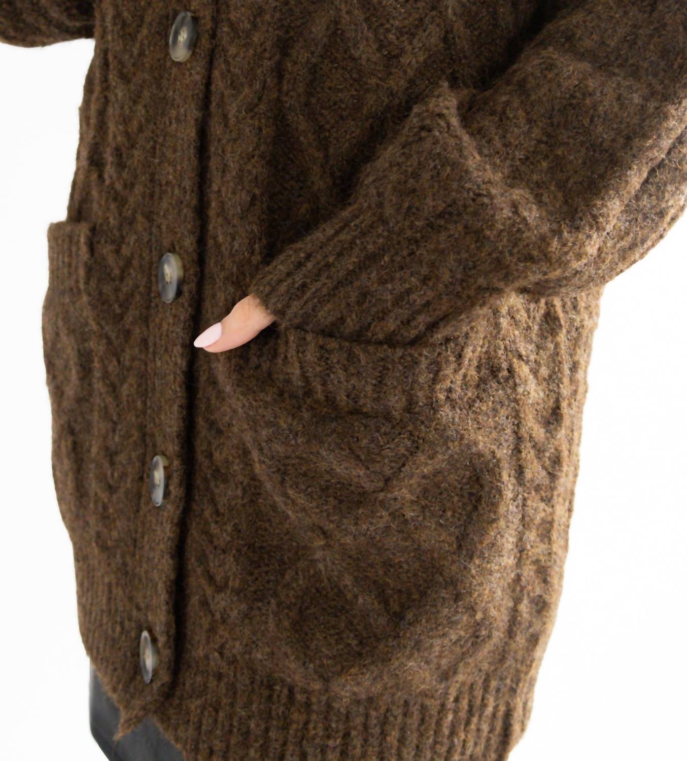 Astr - Charli Button Down Sweater