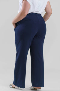 Nic + Zoe - Knit Wide Leg Pleated Pant