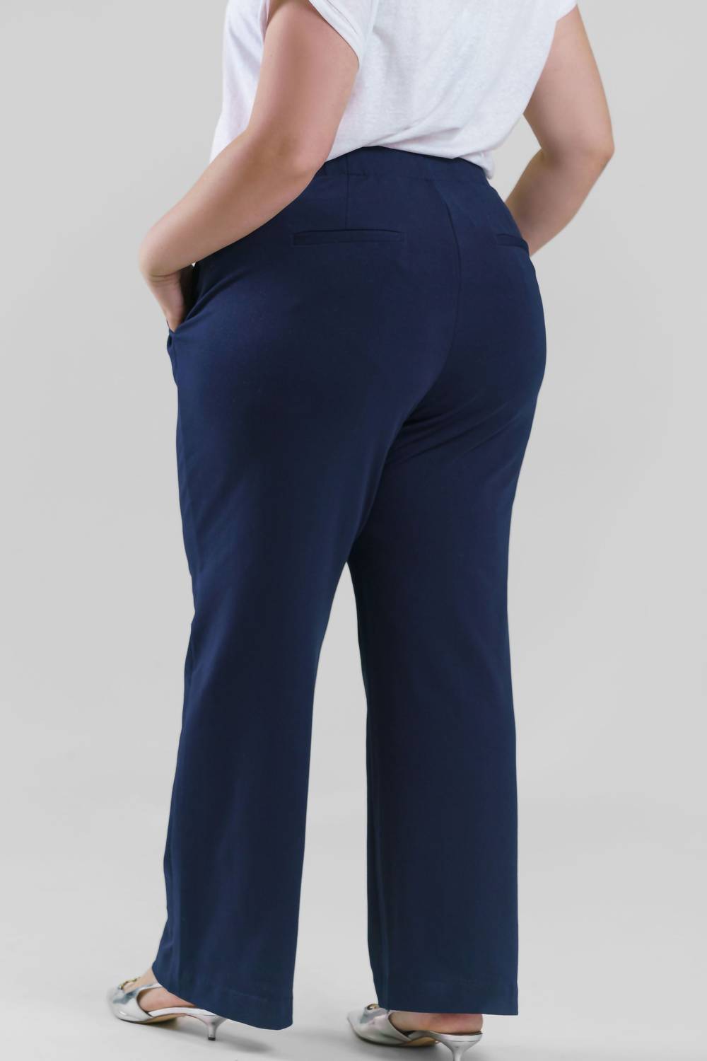 Nic + Zoe - Knit Wide Leg Pleated Pant