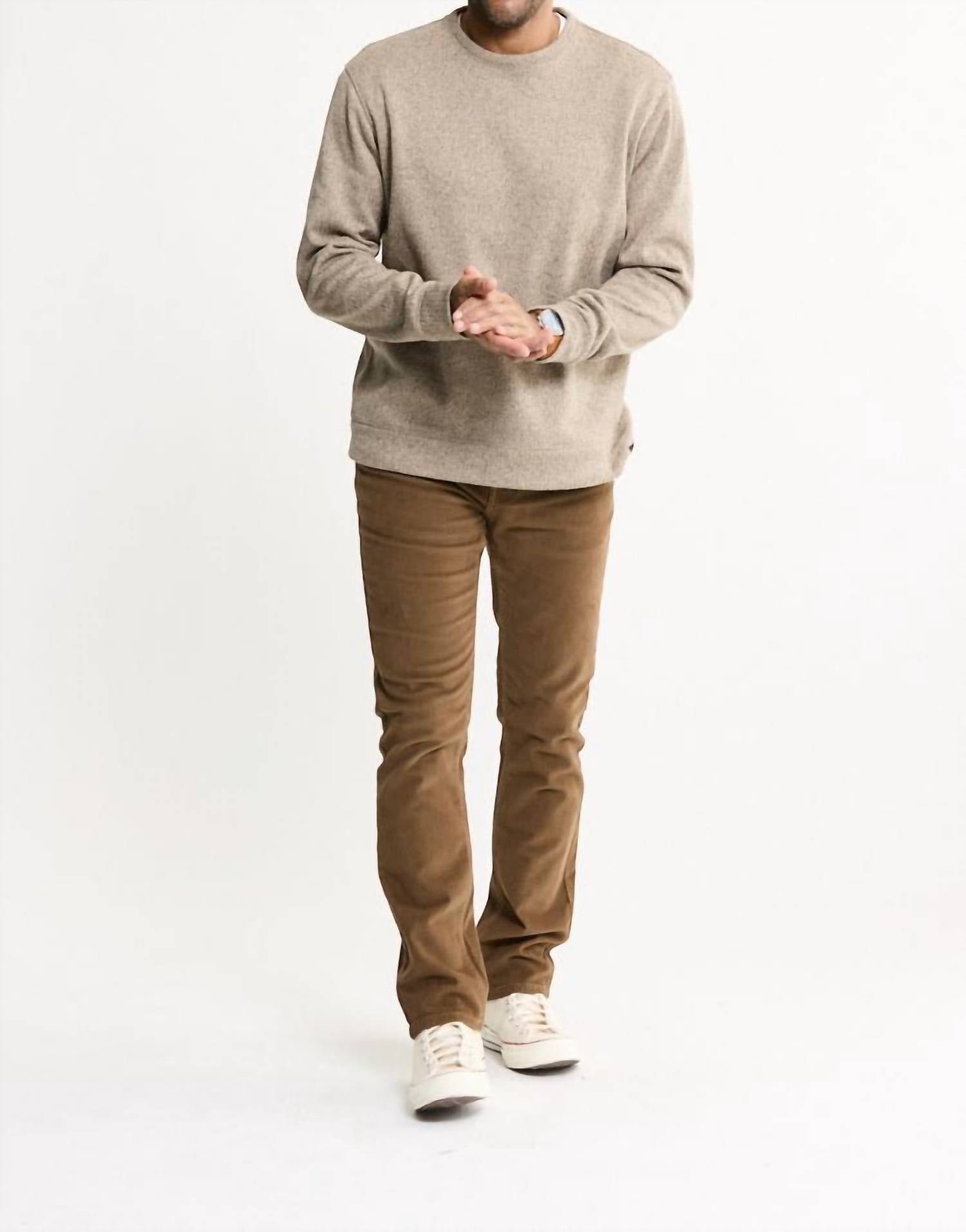 Jachs New York - Stretch Fleece Crewneck Sweater