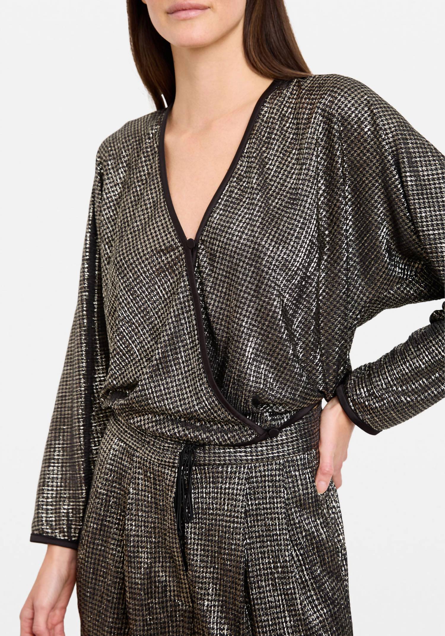 Forte Forte - Lame Crossed Shirt