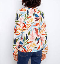 Charlie B - Printed Popover Blouse