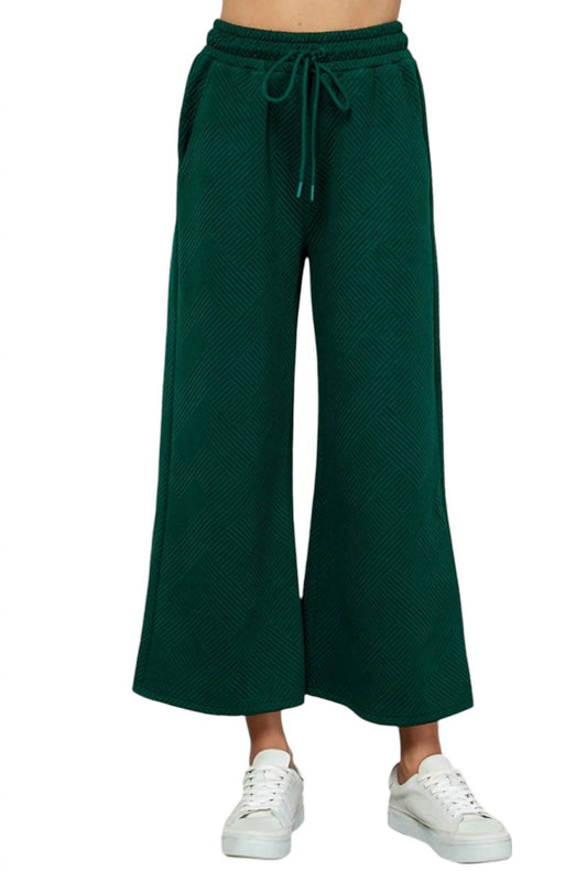 See And Be Seen - TEXTURE CROPPED FLARE PANT