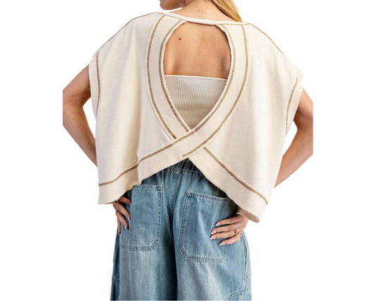 Ee:Some - Peace Out Open Back Top