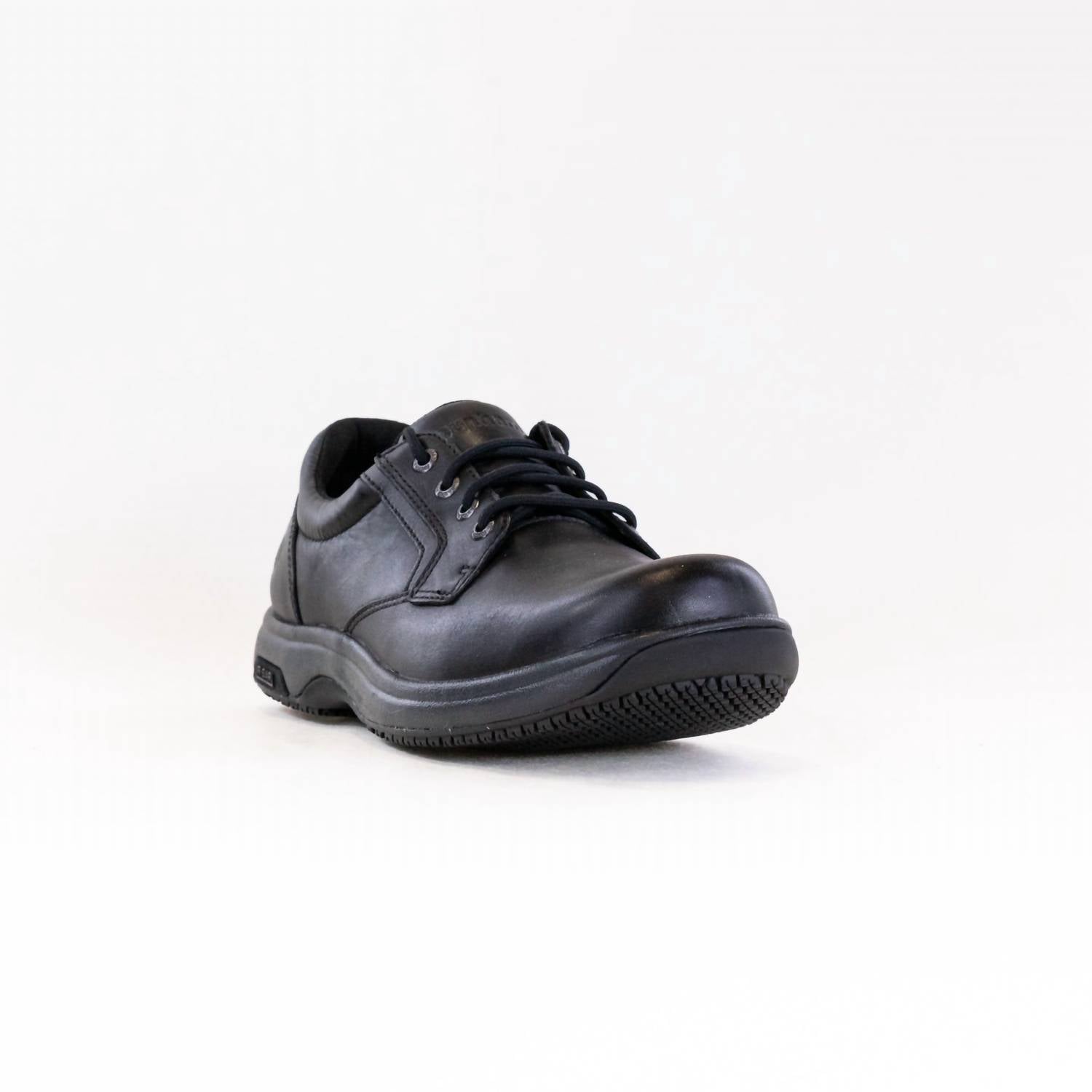 Dunham Men's 8000 Service Plain Toe Oxford Shoes in black 1 - men's sneaker - detail view